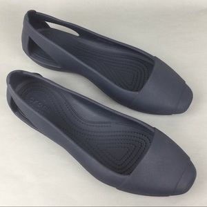 Crocs Laura Flat Blue Size 9